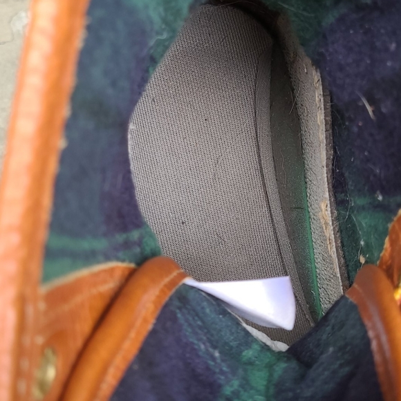 L.L.bean  flannel lined tumbled  leather  duck boo - Picture 8 of 16